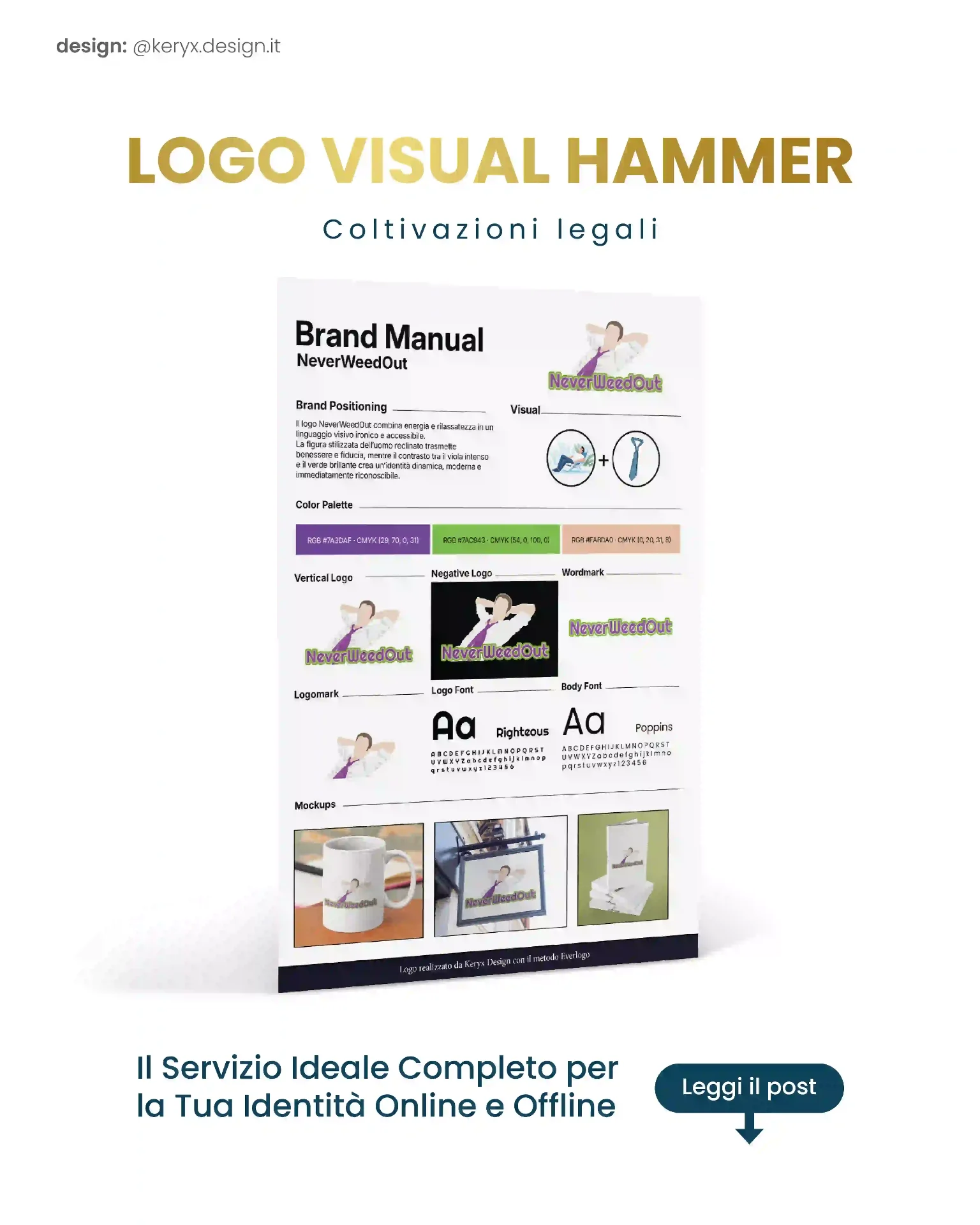 Brand Manual - Coltivazioni legali (NeverWeedOut)