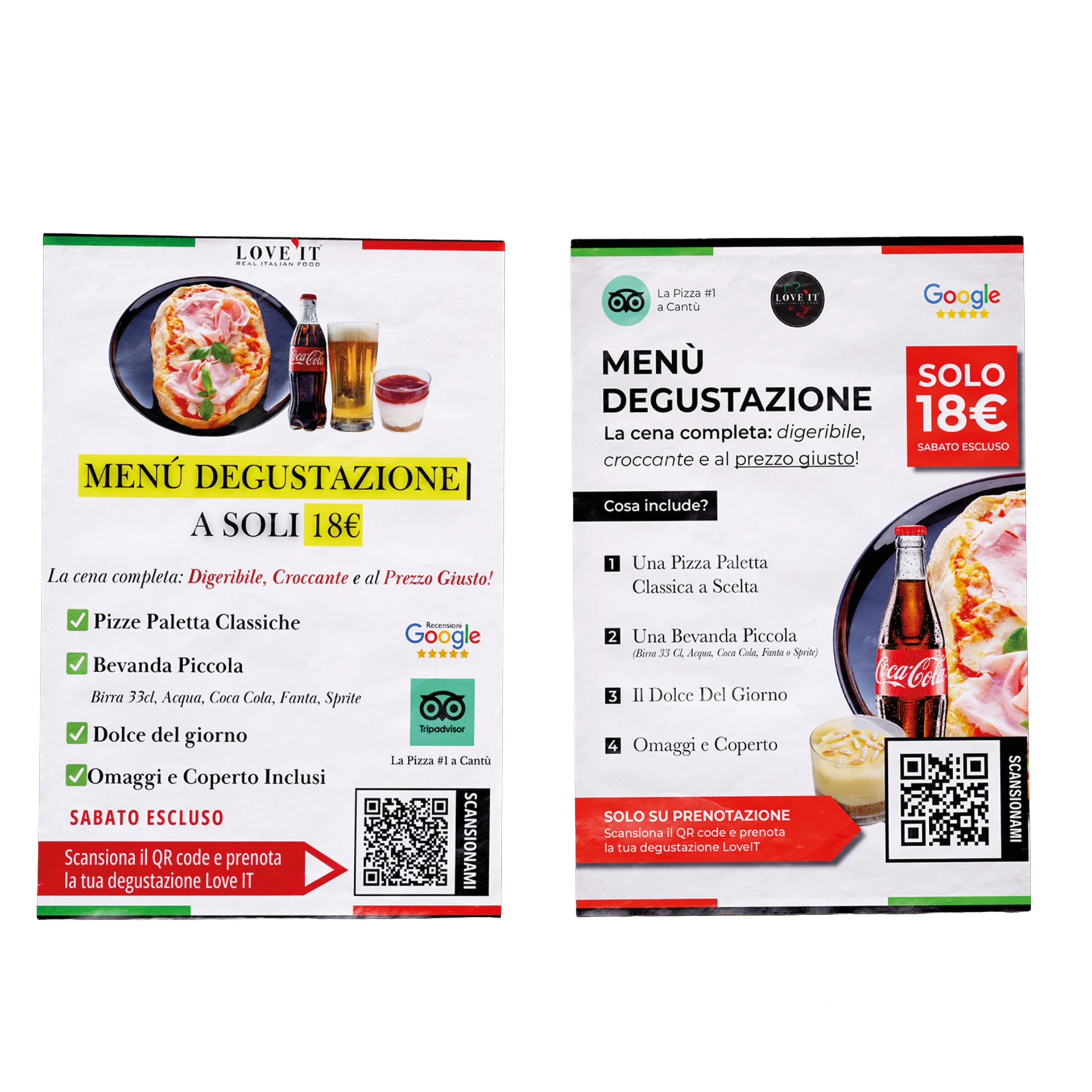 Love IT Pizzeria Flyer