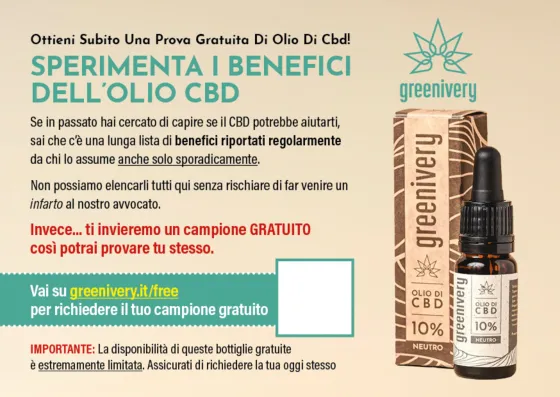 Lead gen postcard, CBD sector