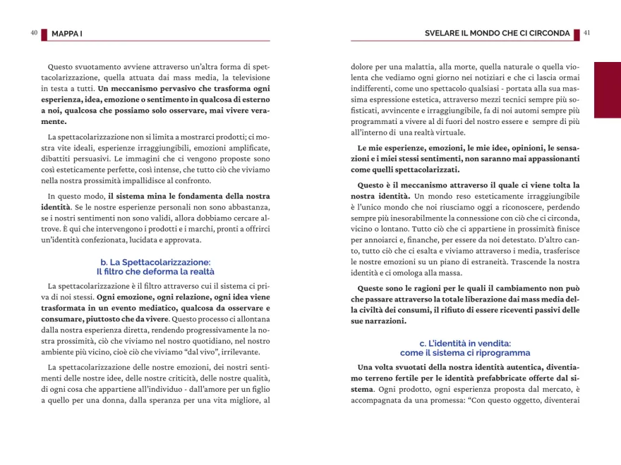 Interior spread of a book designed by Keryx Design