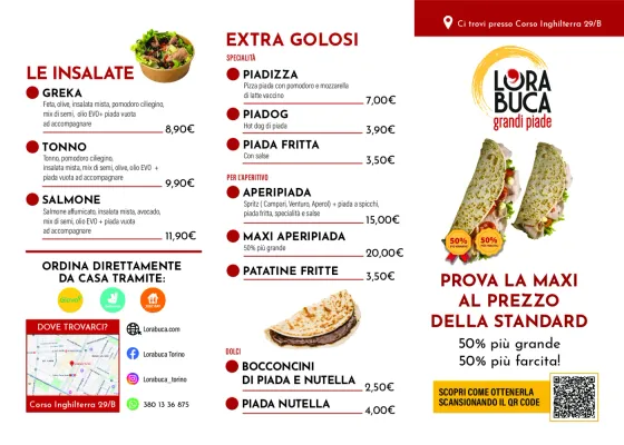 Folded menu