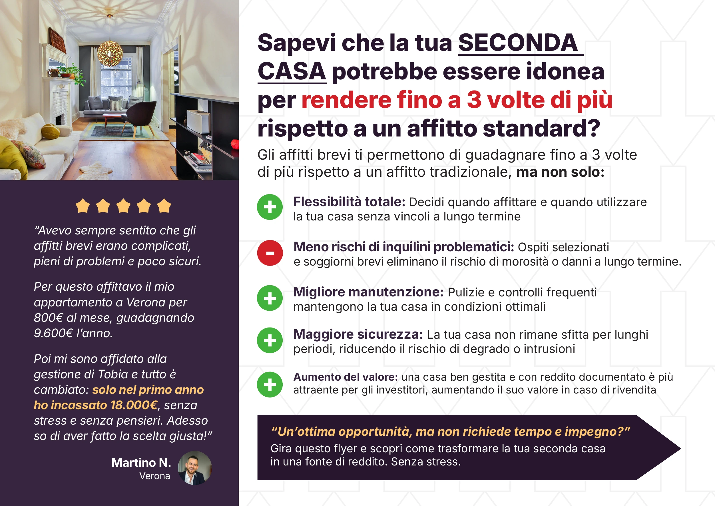 Short-Stay Rental Flyer