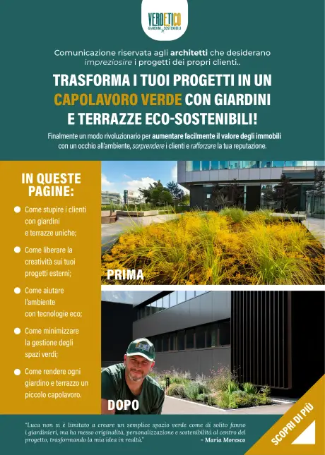 Verdetico, Giardini per architetti
