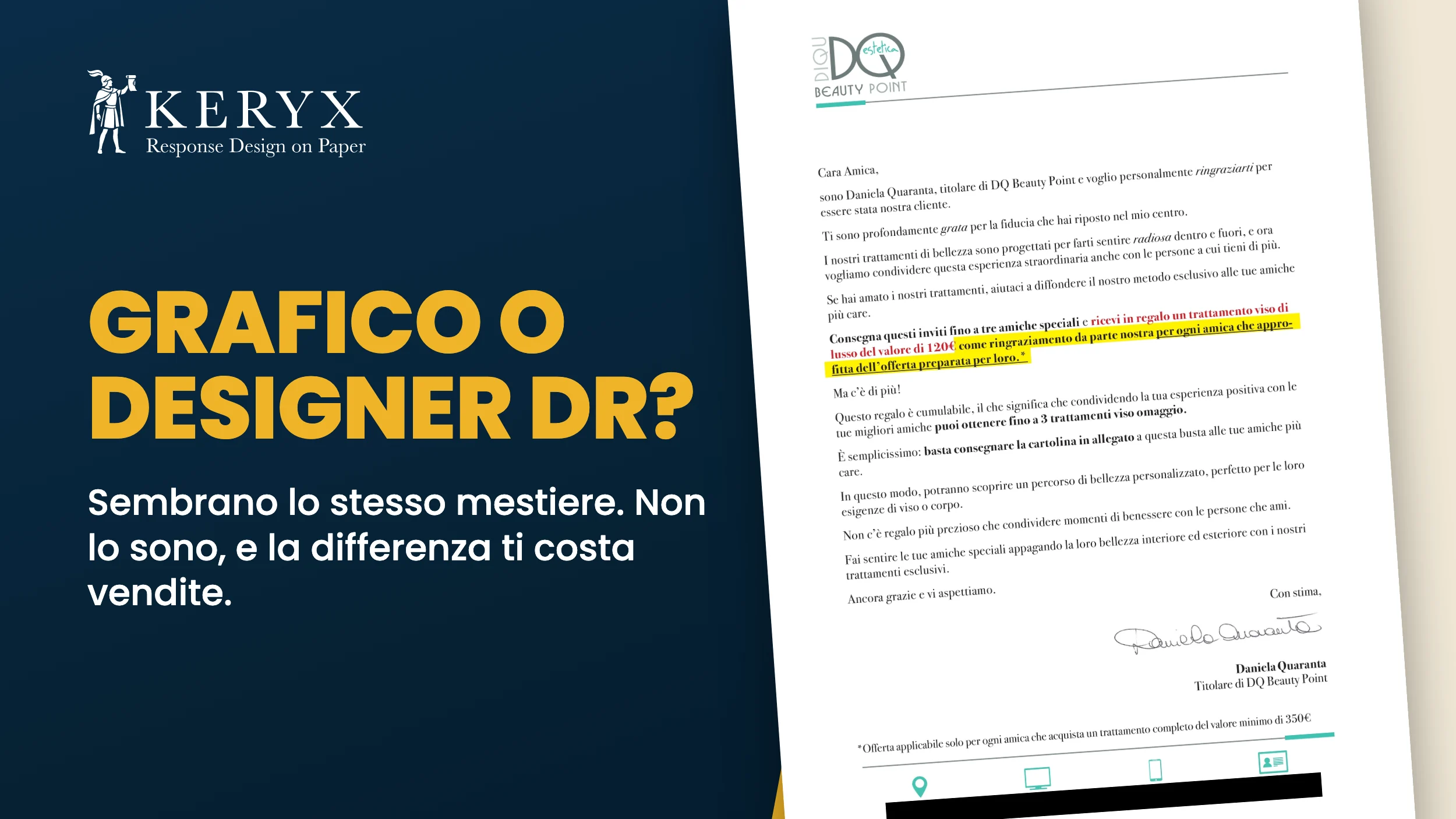 Grafico o direct response designer: la differenza che conta