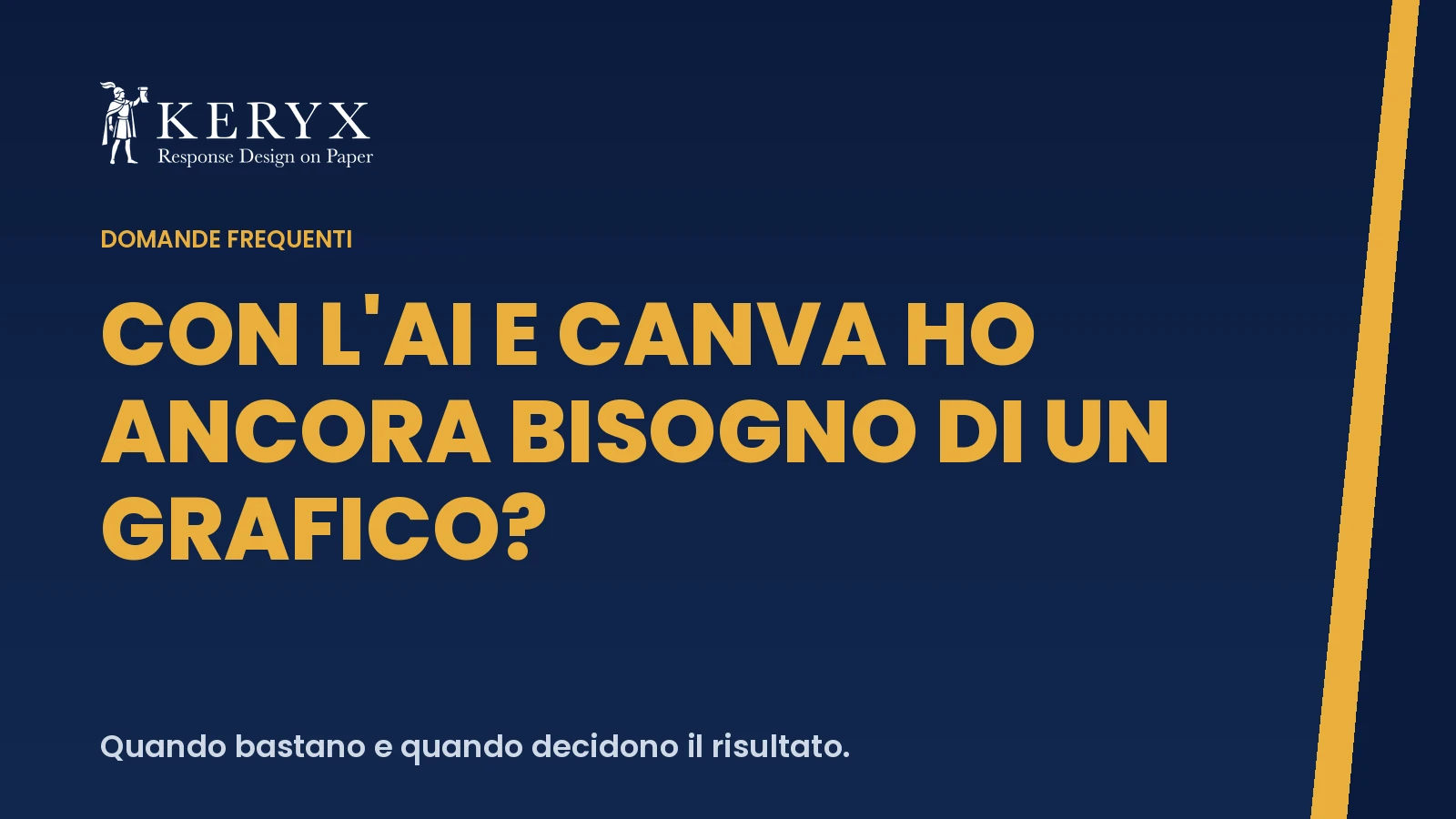 Con l'AI e Canva ho ancora bisogno di un grafico?