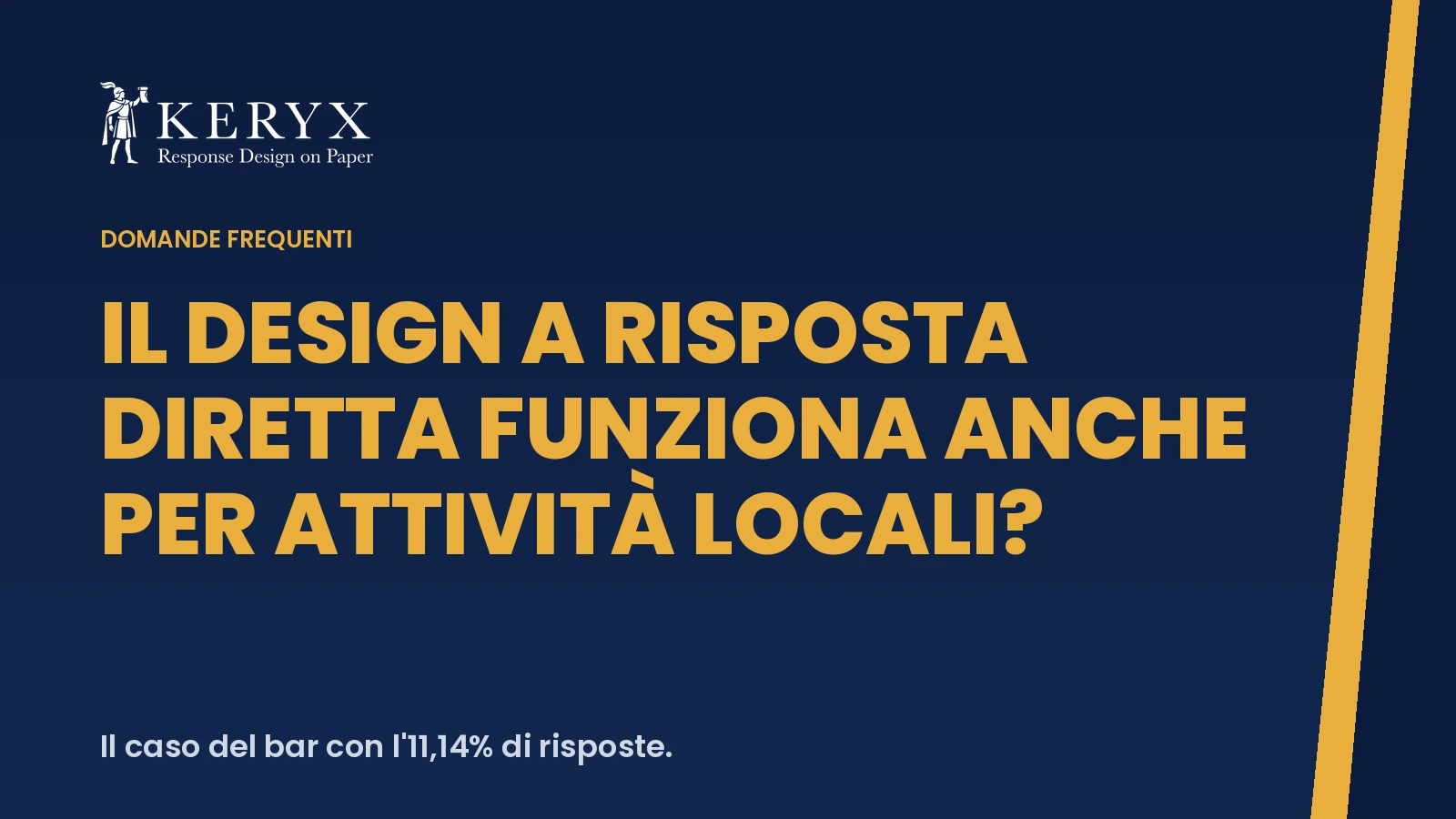 Il design a risposta diretta funziona anche per attività locali?