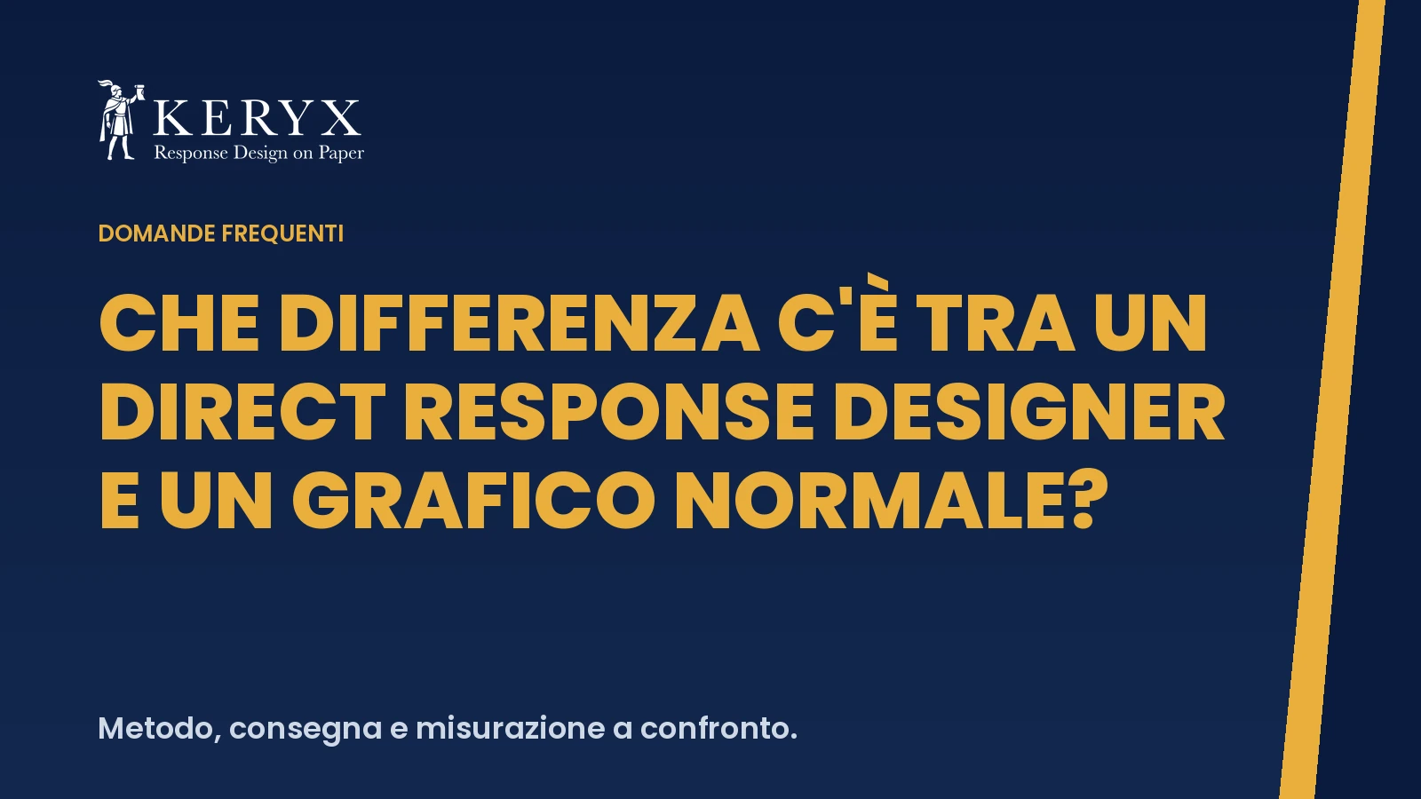 Che differenza c'è tra un direct response designer e un grafico normale?