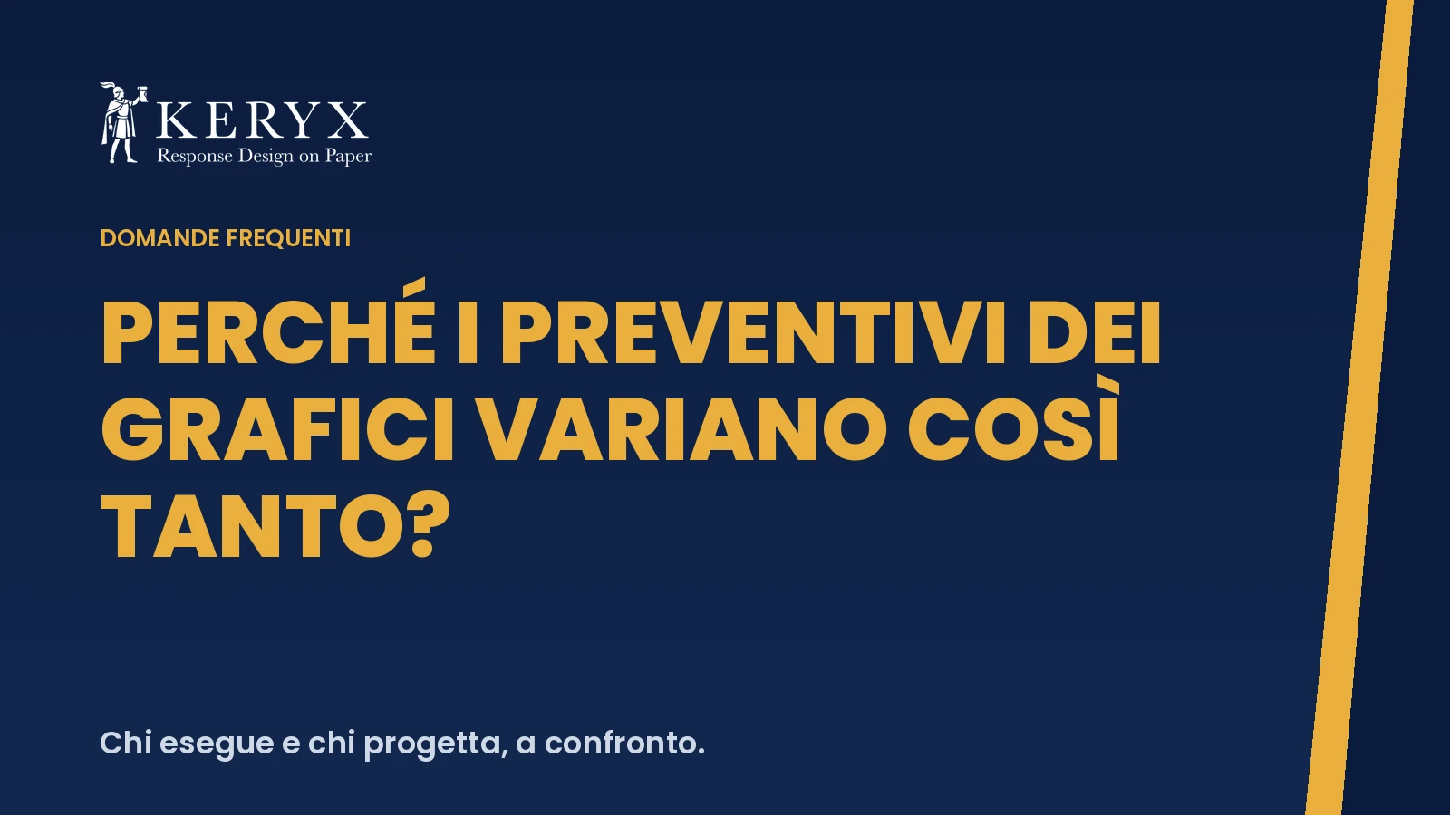 Perché i preventivi dei grafici variano così tanto?