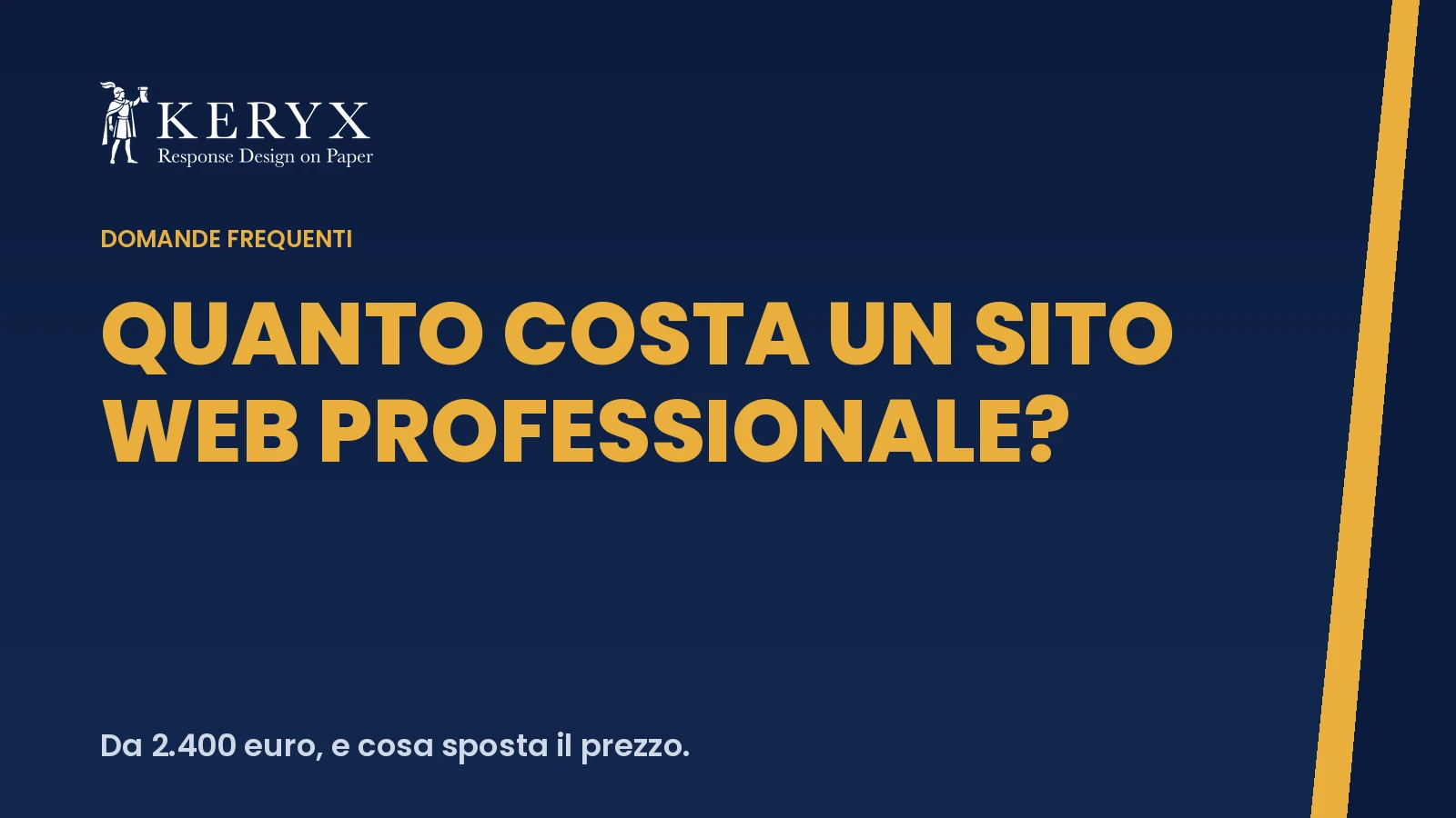 Quanto costa un sito web professionale?