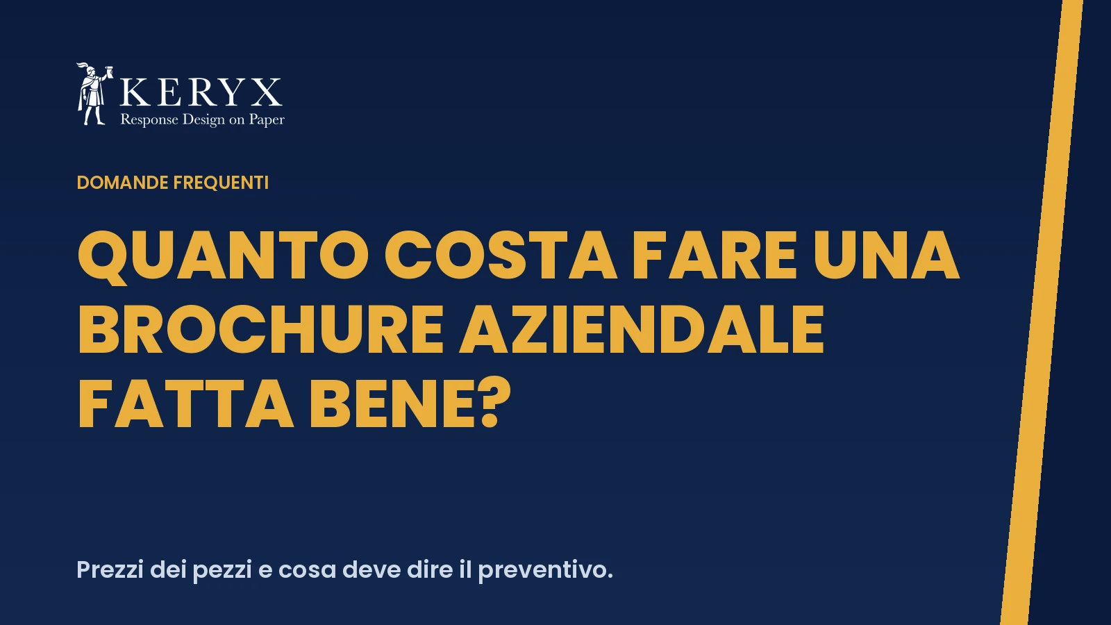 Quanto costa fare una brochure aziendale fatta bene?