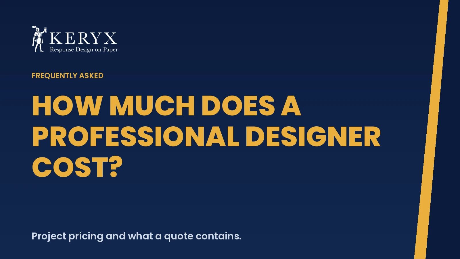 How much does a professional designer cost?