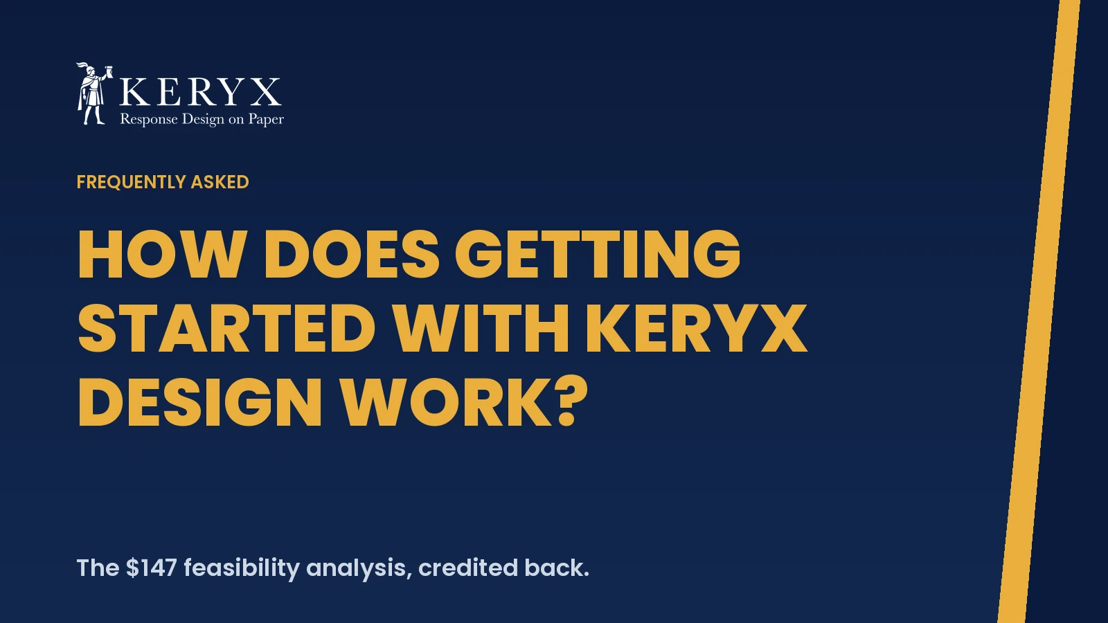 How does getting started with Keryx Design work?